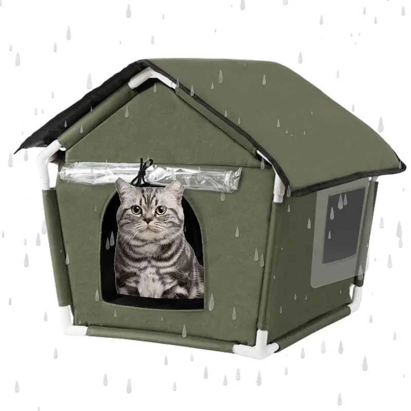 Weatherproof Small Dog Outdoor House Soft Comfortable Easy To Assemble Foldable Cats Nest Outside With Removable Cushion
Weatherproof Small Dog Outdoor House Soft Comfortable Easy To Assemble Foldable Cats Nest Outside With Removable Cushion