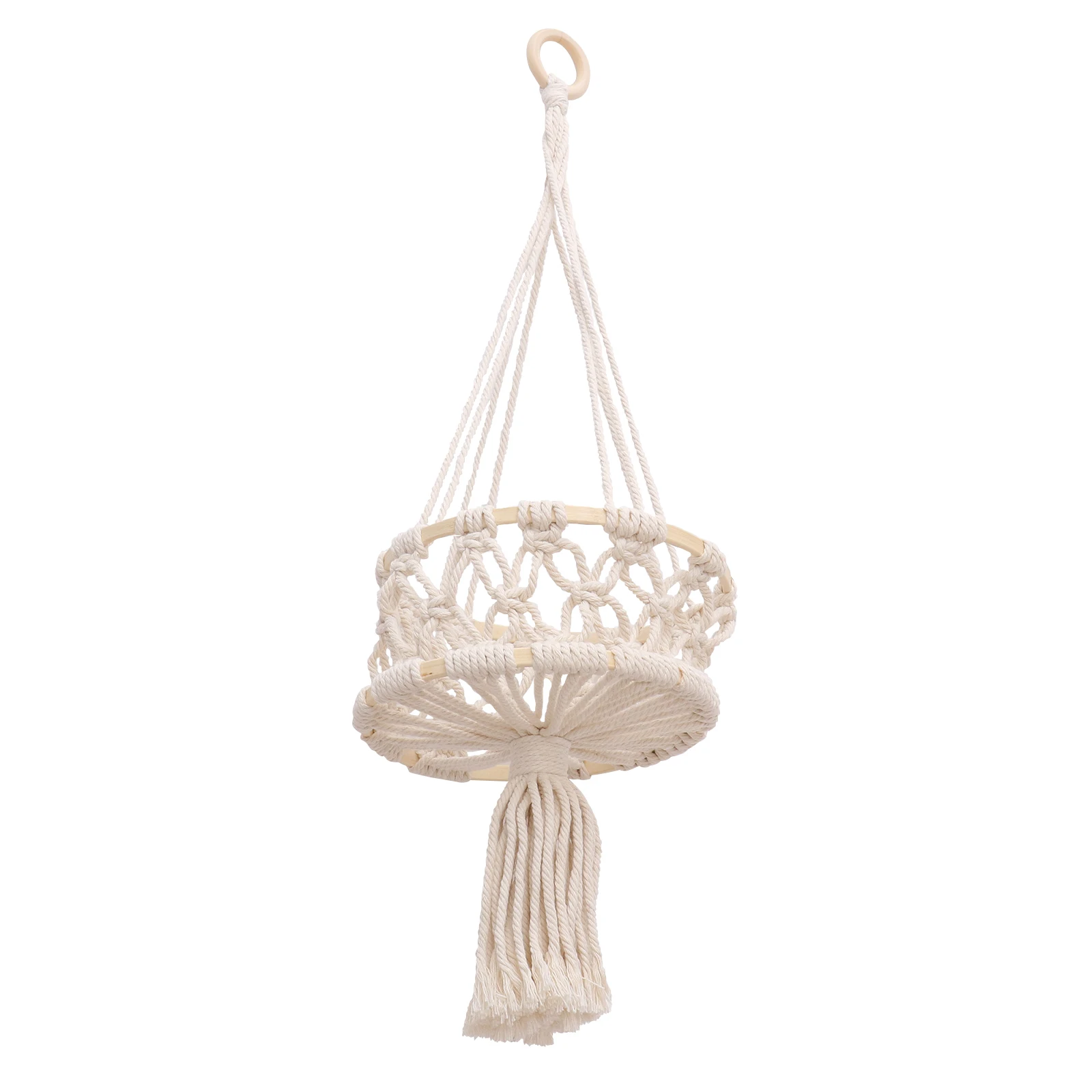 Cotton Rope Flower Pot Hanging Basket Storage Baskets Wall Stand Woven Decorative Flower Holder Bonsai Rack Durability Pastoral
Cotton Rope Flower Pot Hanging Basket Storage Baskets Wall Stand Woven Decorative Flower Holder Bonsai Rack Durability Pastoral