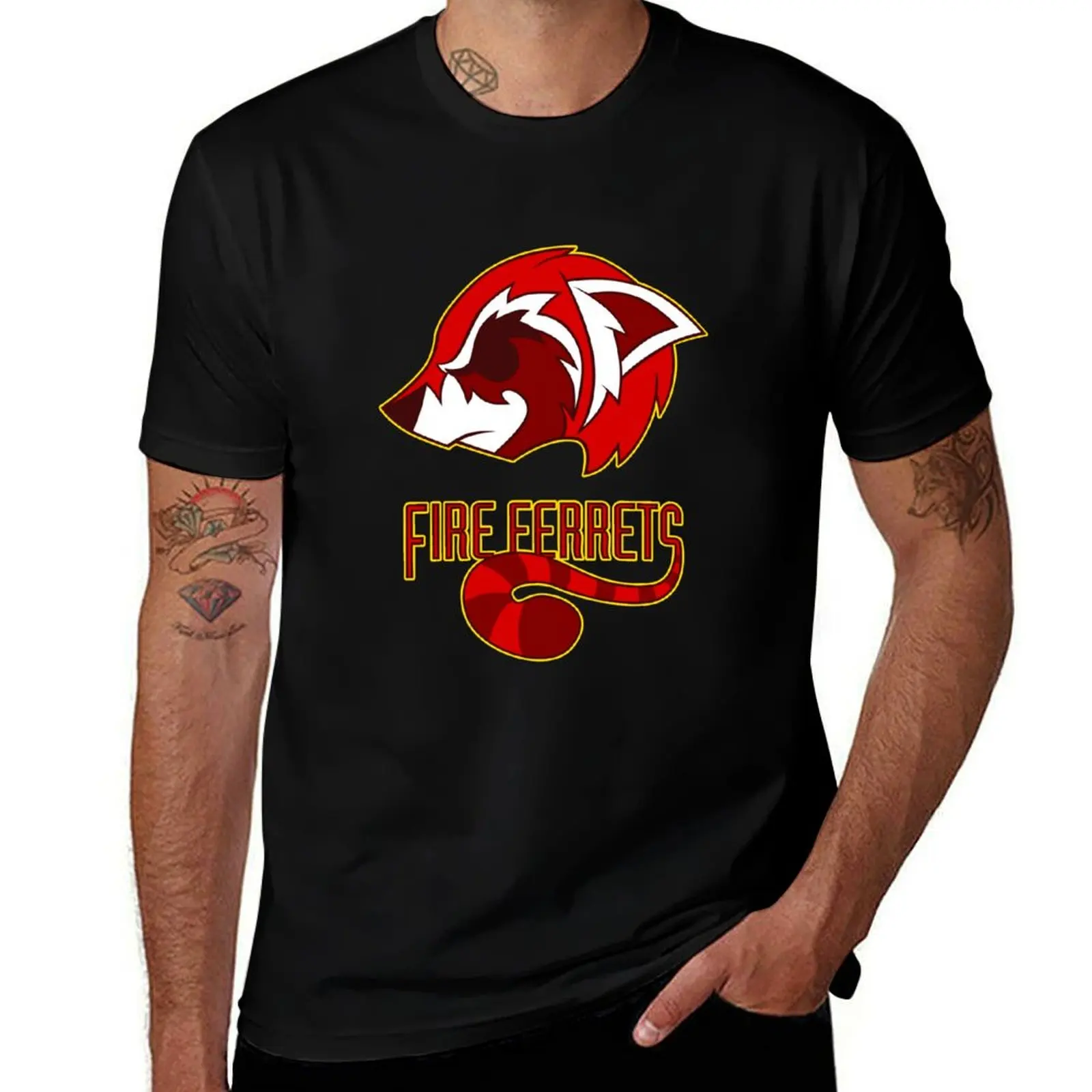 Go Fire Ferrets! T-Shirt street wear blue lock shirts graphic tees anime stuff t shirts for men cotton
Go Fire Ferrets! T-Shirt street wear blue lock shirts graphic tees anime stuff t shirts for men cotton