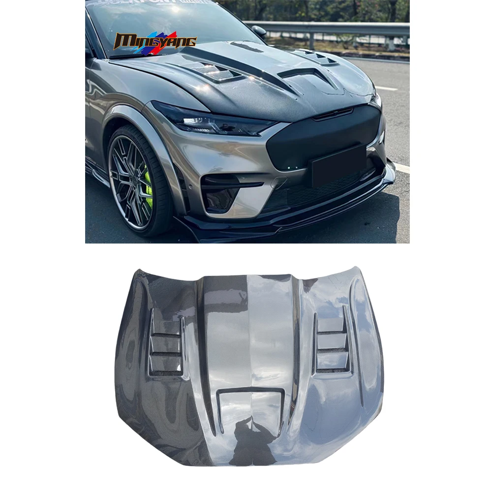 High Quality Carbon Fiber Hood Engine Bonnet Cover For Ford Mustang Mach-E 2021
High Quality Carbon Fiber Hood Engine Bonnet Cover For Ford Mustang Mach-E 2021
