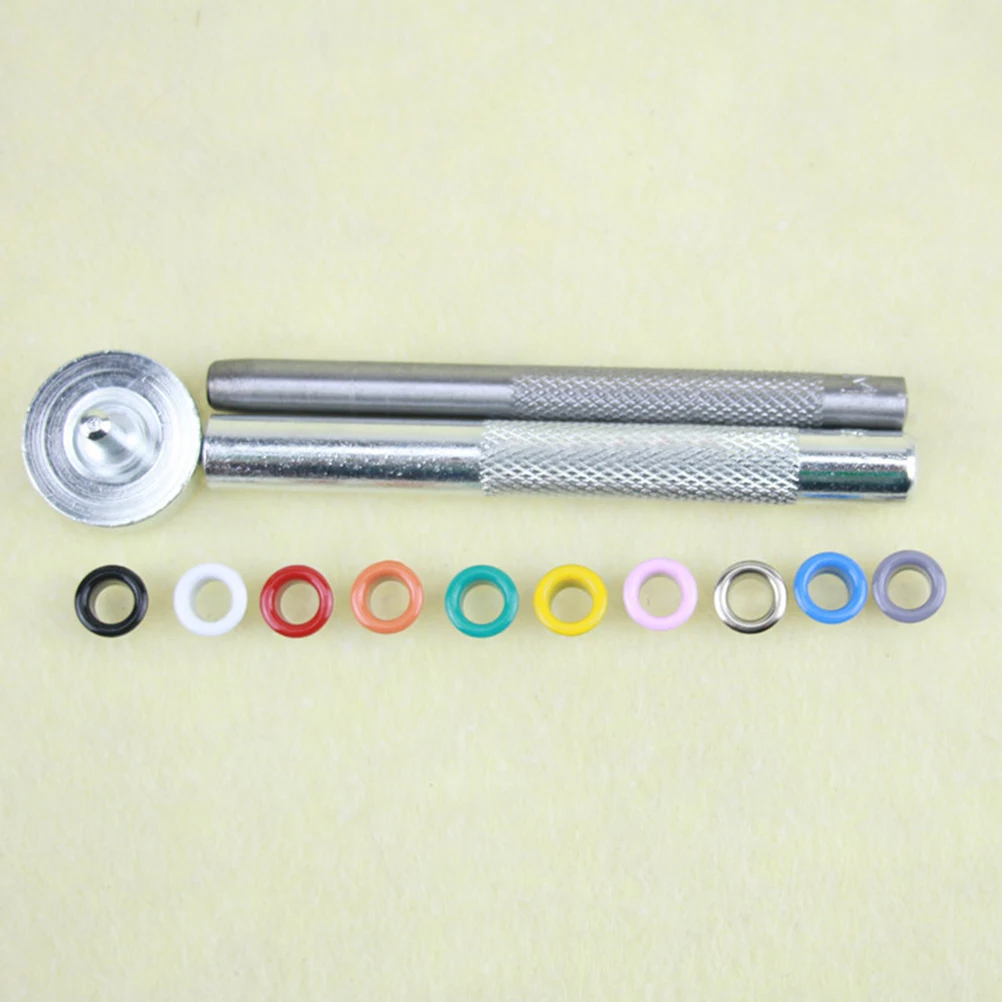 300 Sets Grommets Kit Colorful Eyelets Buttons 10 Colors Clothing Fasteners DIY Crafts Projects Easy Storage Case
300 Sets Grommets Kit Colorful Eyelets Buttons 10 Colors Clothing Fasteners DIY Crafts Projects Easy Storage Case