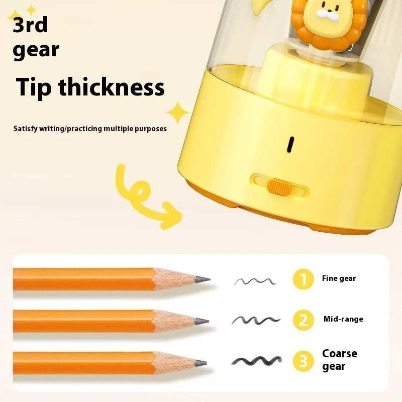 Fully Automatic Student Charging Electric Pencil Sharpener Convenient And Fast Cartoon Children'S Stationery Birthday Christmas
Fully Automatic Student Charging Electric Pencil Sharpener Convenient And Fast Cartoon Children'S Stationery Birthday Christmas