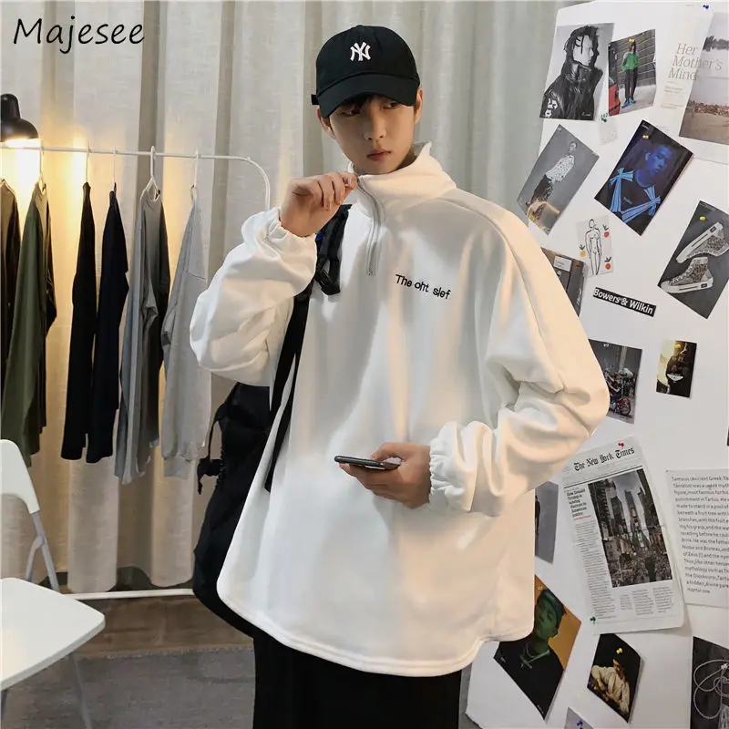 Hoodies Men Autumn Turtleneck Sweatshirts Loose All-match Chic Couples Casual Harajuku Letter-printed Streetwear Hip-pop Fashion
Hoodies Men Autumn Turtleneck Sweatshirts Loose All-match Chic Couples Casual Harajuku Letter-printed Streetwear Hip-pop Fashion