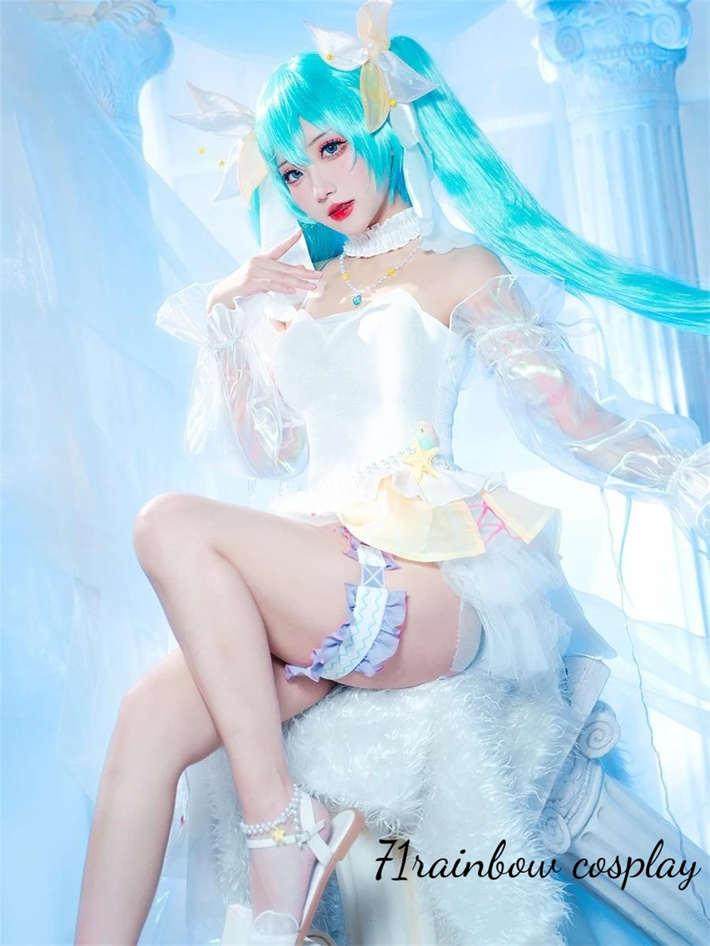 Vocaloid Miku With You 2020 Ver.Cosplay Costume Anime Cosplay Miku Christmas Part Dress
Vocaloid Miku With You 2020 Ver.Cosplay Costume Anime Cosplay Miku Christmas Part Dress