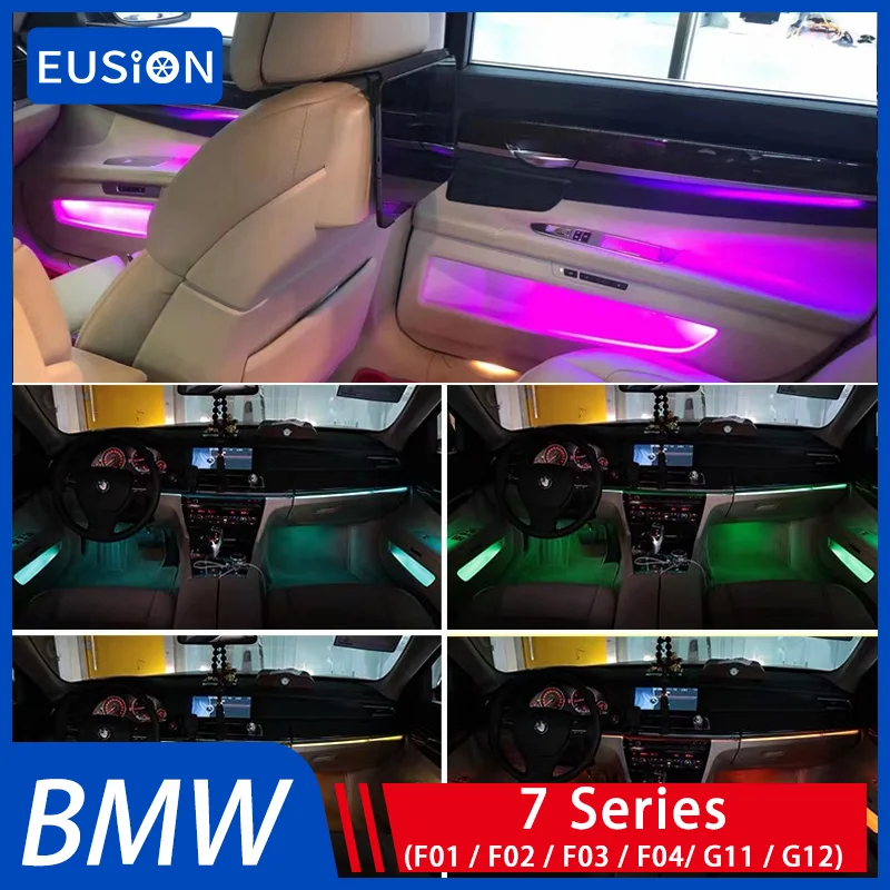 For BMW 7 Series Decorative Auto Ambient Light Led Strip For Car F01/F02/F03/F04/G11/G12 Tuning Co-pilot Light Car Accessories
For BMW 7 Series Decorative Auto Ambient Light Led Strip For Car F01/F02/F03/F04/G11/G12 Tuning Co-pilot Light Car Accessories
