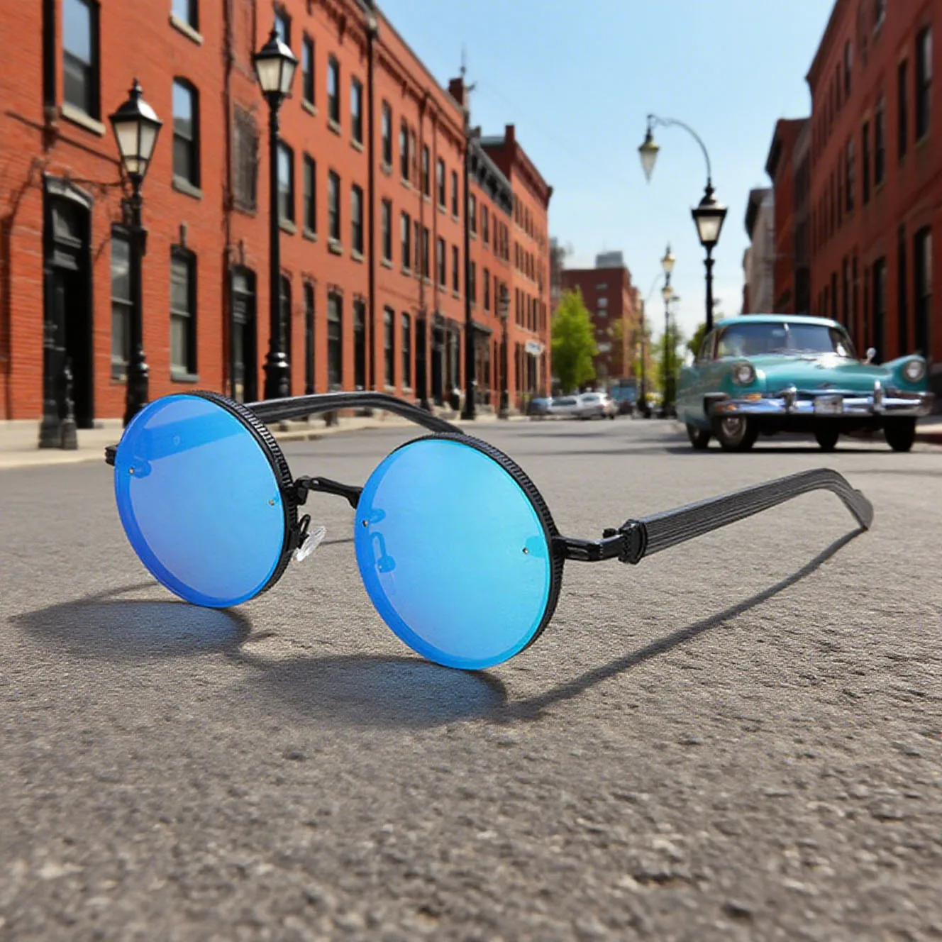 Retro Metal Round Frame Personalized Punk Women's Sunglasses Ultra Light Neutral High-quality UV400 Sunscreen Sunglasses 
Retro Metal Round Frame Personalized Punk Women's Sunglasses Ultra Light Neutral High-quality UV400 Sunscreen Sunglasses