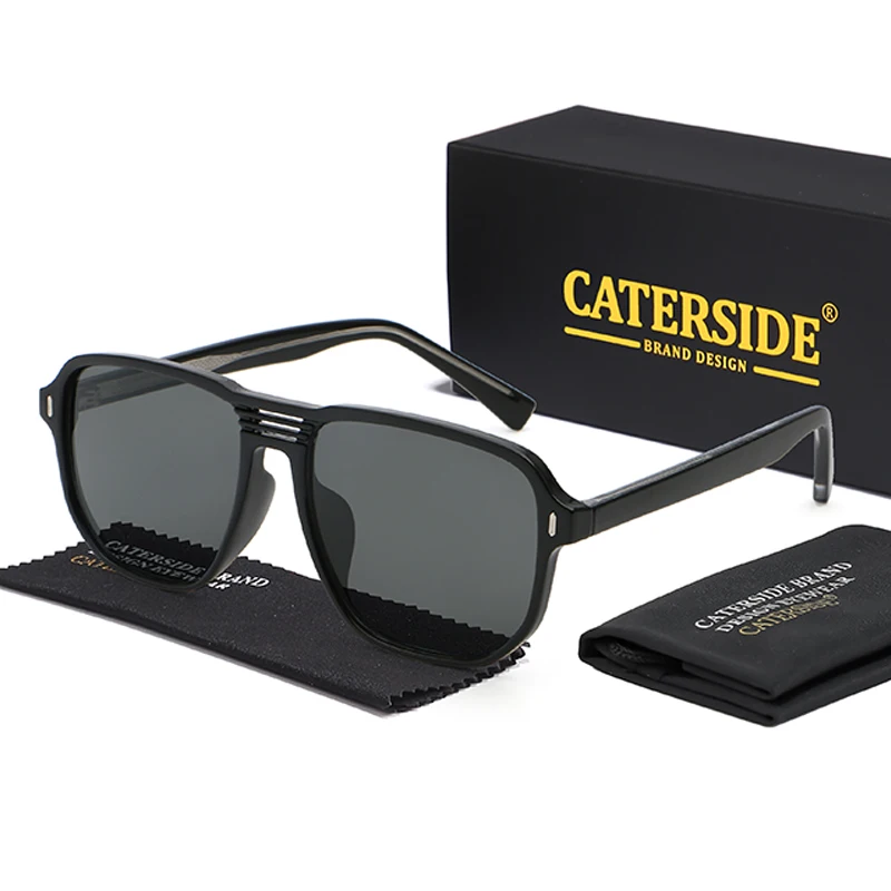 CATERSIDE Men's Fashion Sunglasses Design Large Frame Sun Glasses Travel Party Outdoor Eyeglass Ideal Gifts Choice UV400
CATERSIDE Men's Fashion Sunglasses Design Large Frame Sun Glasses Travel Party Outdoor Eyeglass Ideal Gifts Choice UV400