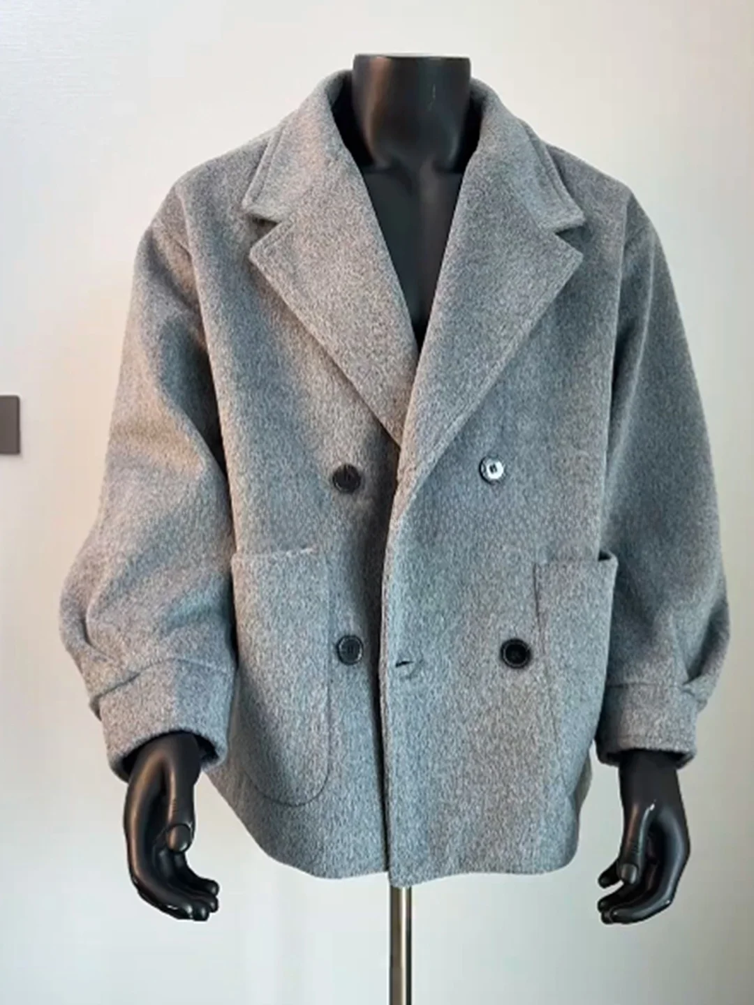 ay Double-Breasted Woolen Coat Men's Autumn Winter Thiened Fce ort Sle Camel down Jaet Korean Aosphere Top
ay Double-Breasted Woolen Coat Men's Autumn Winter Thiened Fce ort Sle Camel down Jaet Korean Aosphere Top