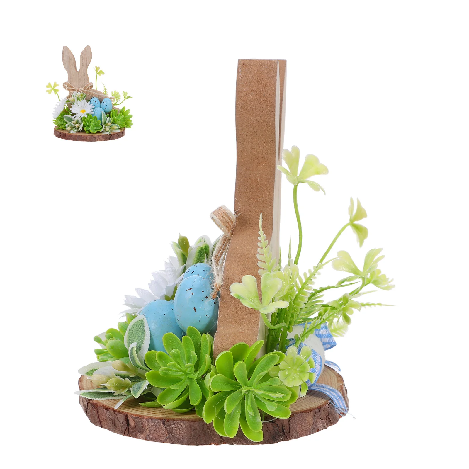 Rustic Easter Bunny Tabletop Centerpiece Wooden Bunny Decorative Eggs Flowers Farmhouse Rabbit Easter Party Desk Shelf Decor
Rustic Easter Bunny Tabletop Centerpiece Wooden Bunny Decorative Eggs Flowers Farmhouse Rabbit Easter Party Desk Shelf Decor
