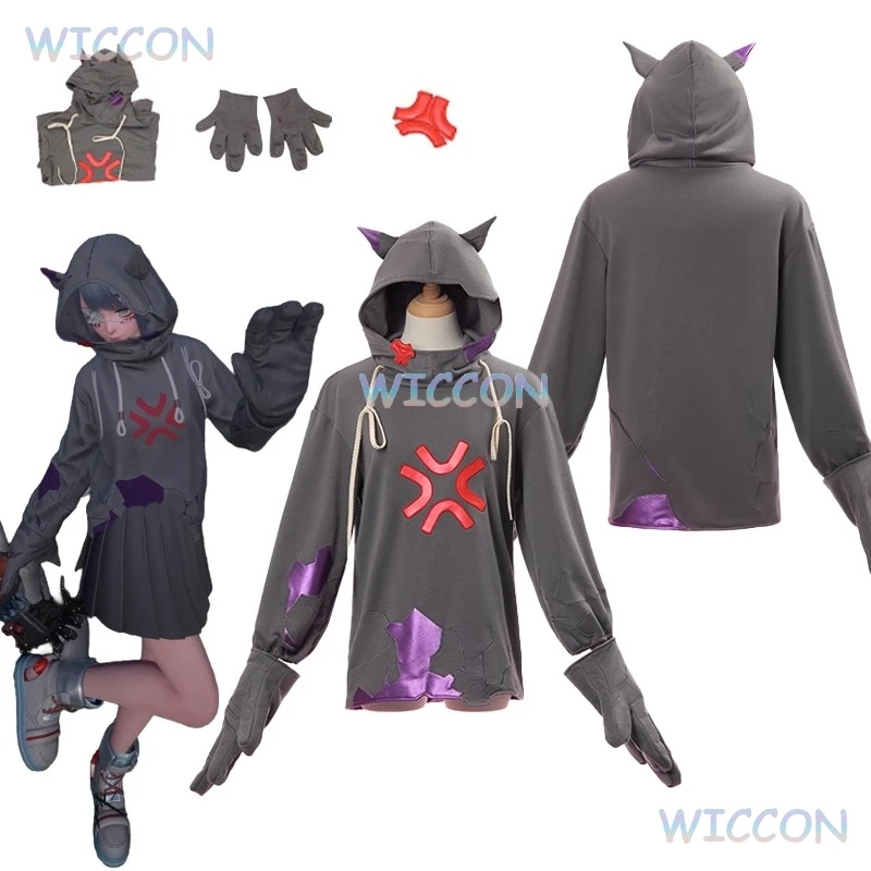 Angry Stone Man Cosplay Hooded Sweatshirt Dark Grey Hoodie Gloves Game Infinity Nikki X Open World Women Men Halloween Roleplay
Angry Stone Man Cosplay Hooded Sweatshirt Dark Grey Hoodie Gloves Game Infinity Nikki X Open World Women Men Halloween Roleplay