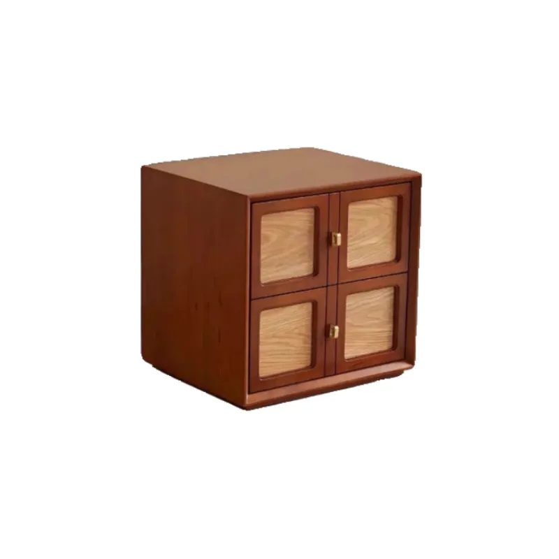 Medium antique retro solid wood card door cabinet combination TV cabinet rattan bedside
Medium antique retro solid wood card door cabinet combination TV cabinet rattan bedside