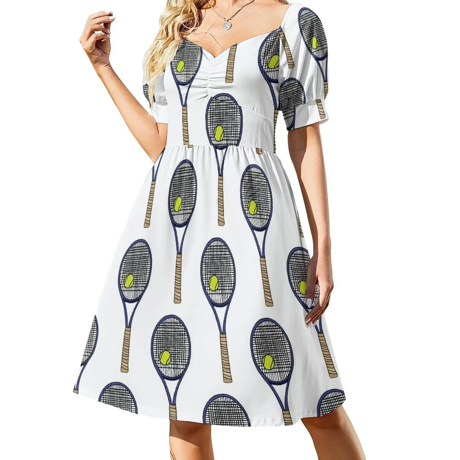 Tennis Racket Short-Sleeved Dress wedding dresses for woman summer dresses dresses ladies 2025 summer
Tennis Racket Short-Sleeved Dress wedding dresses for woman summer dresses dresses ladies 2025 summer