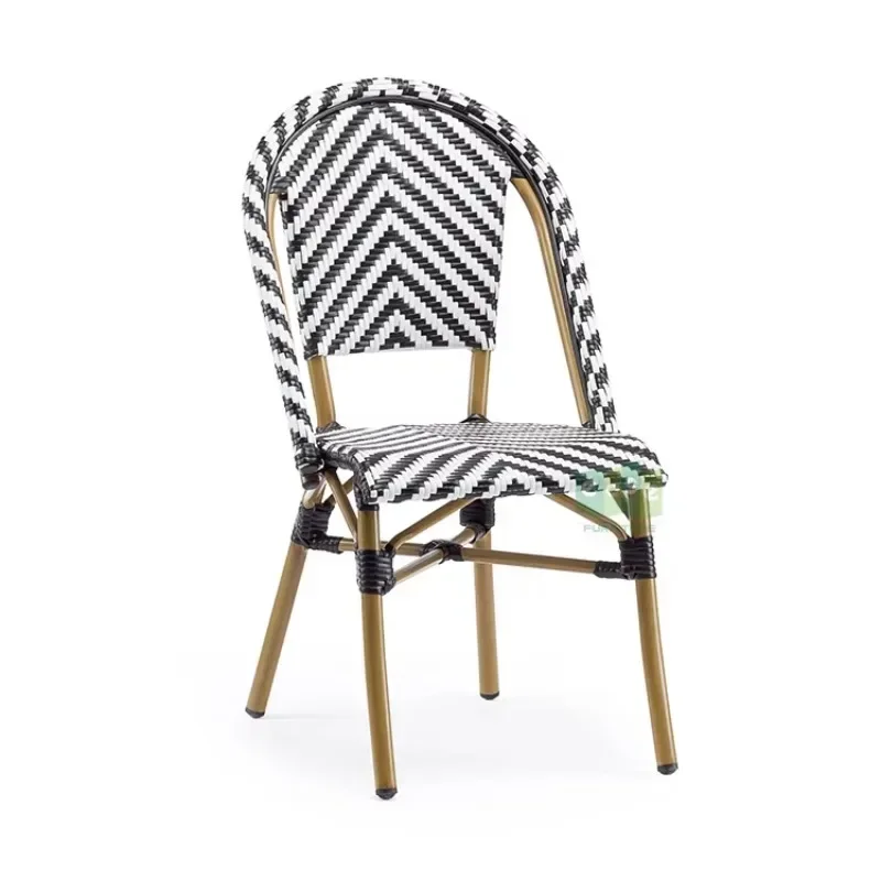 *Stacking french cafe metal rattan outdoor bistro chair for restaurant dining furniture
*Stacking french cafe metal rattan outdoor bistro chair for restaurant dining furniture