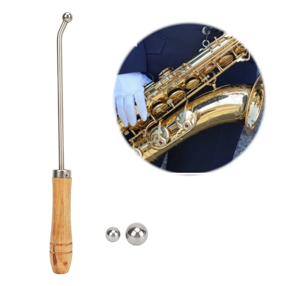 Trombone Neck Maintain Tools with 3 Balls Saxophone Ball Head Tool Sax Neck Maintenance Tool for Trumpet French Horn Mini Horn
Trombone Neck Maintain Tools with 3 Balls Saxophone Ball Head Tool Sax Neck Maintenance Tool for Trumpet French Horn Mini Horn