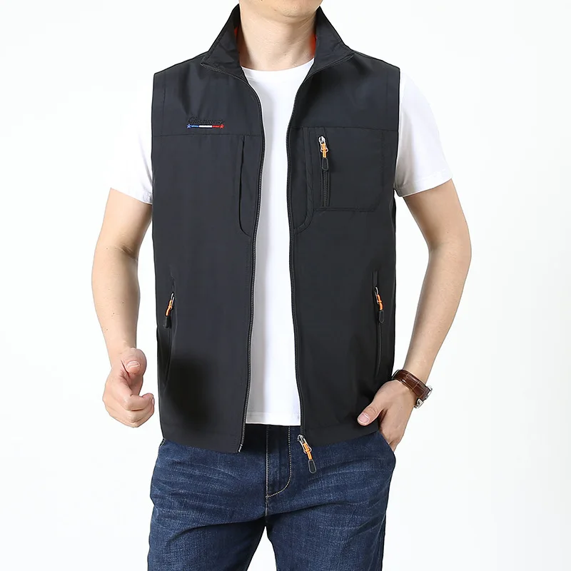 Men's Outdoor Multi-pocket Vest Fishing Photography Advertising Vest Middle-aged And Elderly Quick-drying Large-size Vest
Men's Outdoor Multi-pocket Vest Fishing Photography Advertising Vest Middle-aged And Elderly Quick-drying Large-size Vest