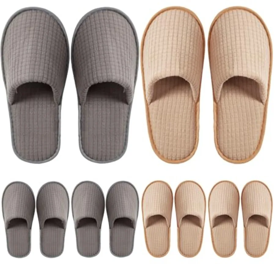 DECOUE 6-12 Pairs Disposable Slippers for Guest, Non Slip Spa Slippers Washable Reusable House Slippers for Women Men, Breathab
DECOUE 6-12 Pairs Disposable Slippers for Guest, Non Slip Spa Slippers Washable Reusable House Slippers for Women Men, Breathab