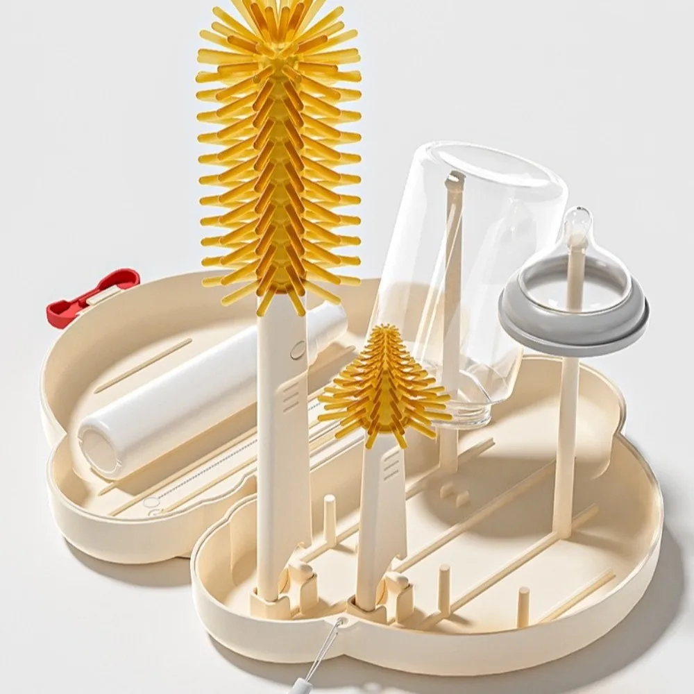 Silicone Bottle Brush Set Portable Outdoor Baby Bottle Cleaning Brush Storage Drain Rack Nipple Brush Straw Brush Tools
Silicone Bottle Brush Set Portable Outdoor Baby Bottle Cleaning Brush Storage Drain Rack Nipple Brush Straw Brush Tools