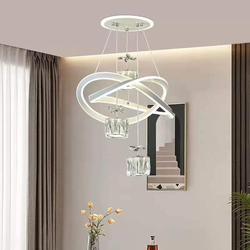 Crystal pendant light modern creative light luxury restaurant ceiling light high-end bedroom living room LED pendant light
Crystal pendant light modern creative light luxury restaurant ceiling light high-end bedroom living room LED pendant light