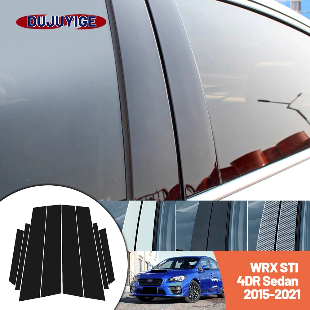 Bright black carbon fiber door and window B C Pillar sticker suitable For Subaru WRX STI 4DR Sedan 2015-2021 2016 2017 2018 2019
Bright black carbon fiber door and window B C Pillar sticker suitable For Subaru WRX STI 4DR Sedan 2015-2021 2016 2017 2018 2019