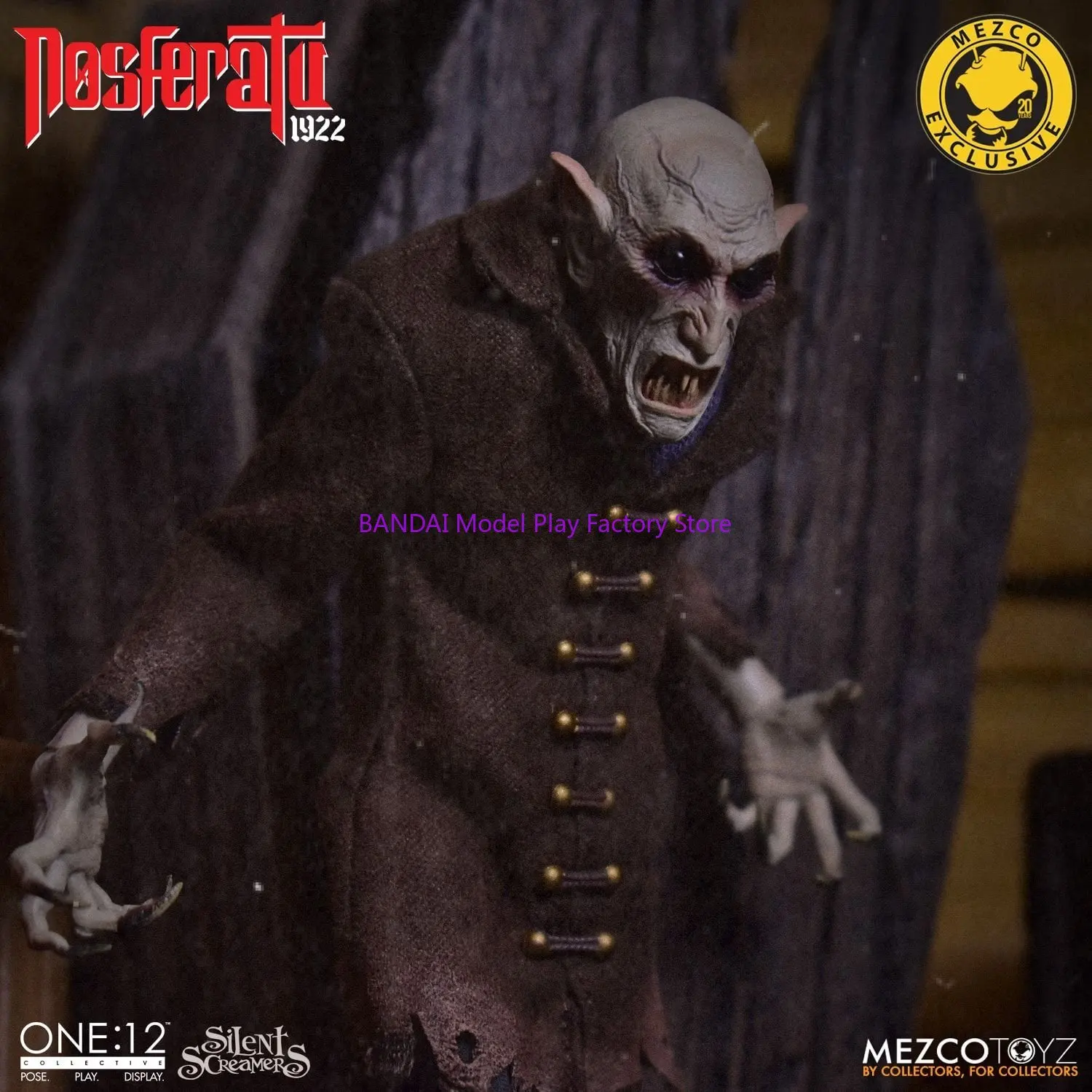 In Stock Mezco One: 12 Scale Male Soldier Horror Film Vampire Nosferatu Silent Scream Full Set 6in Collectible Action Figure Toy
In Stock Mezco One: 12 Scale Male Soldier Horror Film Vampire Nosferatu Silent Scream Full Set 6in Collectible Action Figure Toy