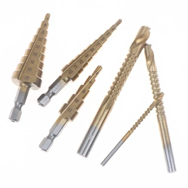 6pcs/Set Titanium Drill Bit Set 3-12mm For Metal Wood/Hard Steel Twist Bits Corrosion Resistant Precision Hole Enlarging Tools
6pcs/Set Titanium Drill Bit Set 3-12mm For Metal Wood/Hard Steel Twist Bits Corrosion Resistant Precision Hole Enlarging Tools