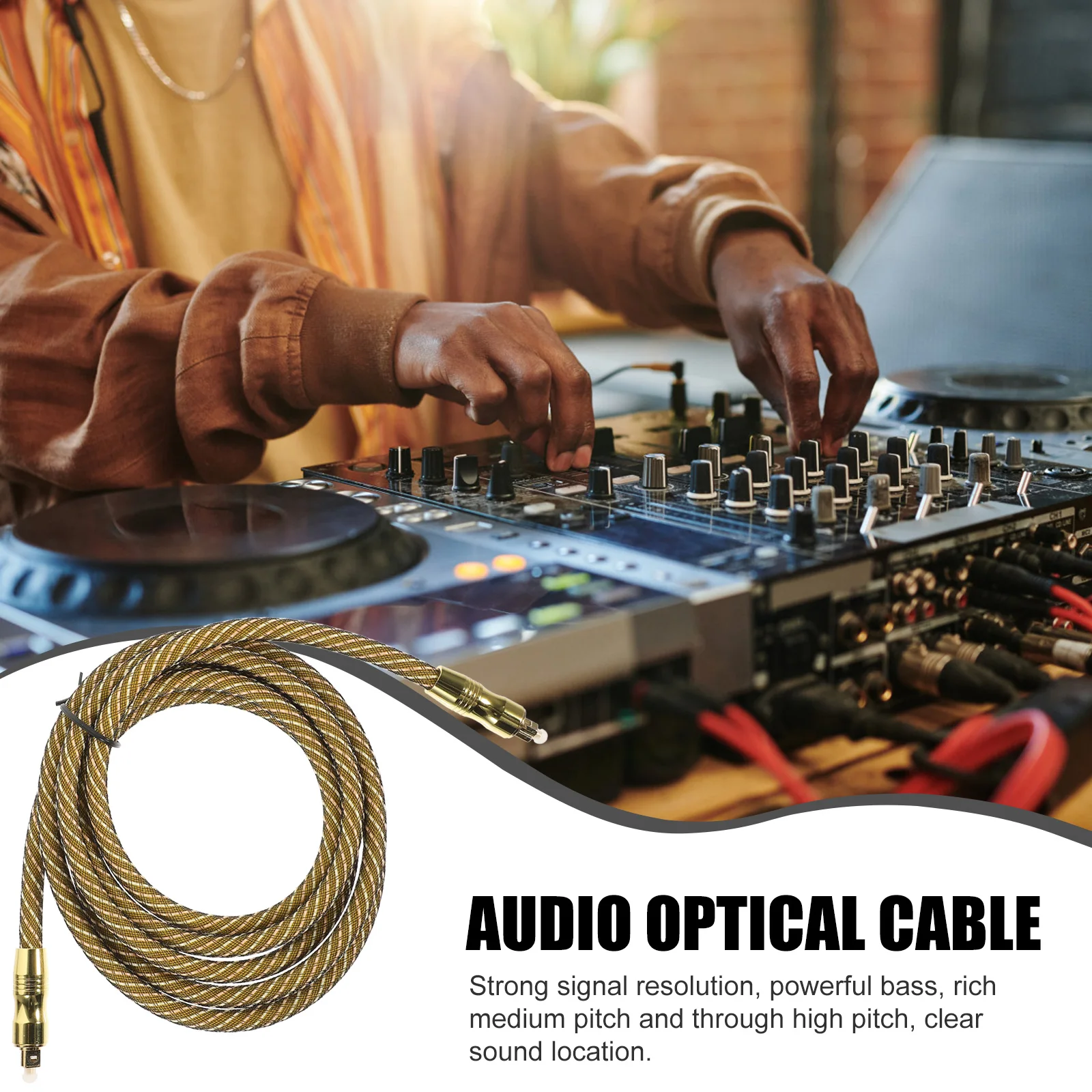 Optical Audio Cable Fiber Sound Bar Digital Cord Public to 3 5mm Gold Plated Connector PVC Nylon PMMC Fiber Weave Net
Optical Audio Cable Fiber Sound Bar Digital Cord Public to 3 5mm Gold Plated Connector PVC Nylon PMMC Fiber Weave Net