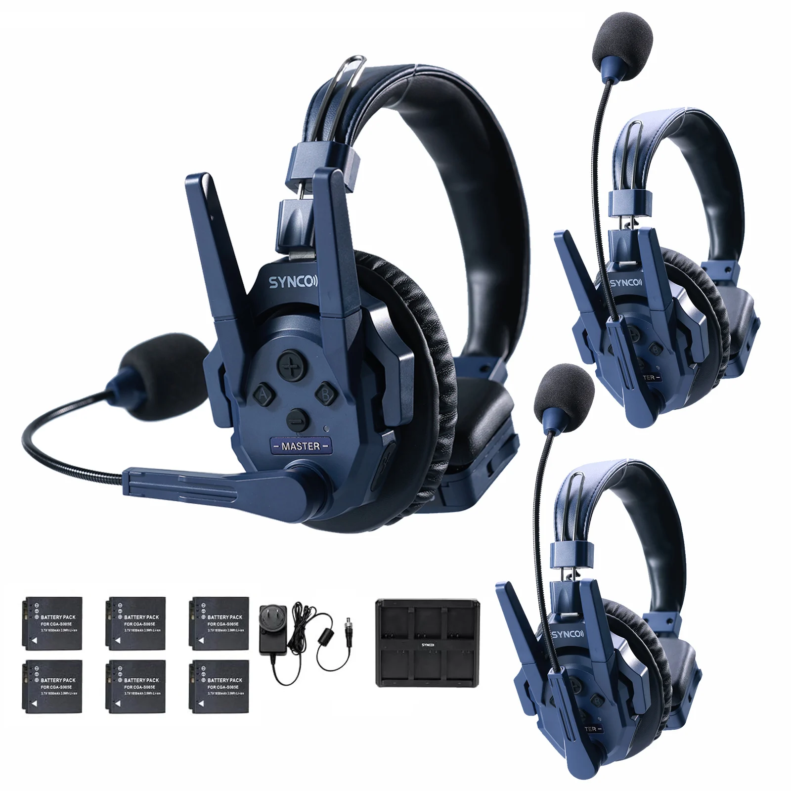 SYNCO Xtalk Master Low Latency Wireless Intercom Cancellation Headset 500M Remote Condenser Microphone
SYNCO Xtalk Master Low Latency Wireless Intercom Cancellation Headset 500M Remote Condenser Microphone