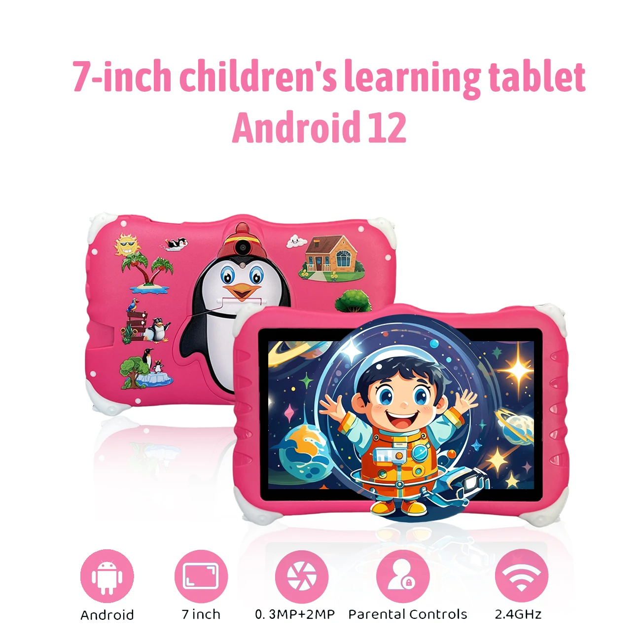 Suitable for Kidsren Aged 7inch Kidsren's Tablets, Pre-Installed Educational Software to Improve Kidsren's Educational Software, Supports Wifi and Dual Cameras, Is a Good Choice for a Gift
Suitable for Kidsren Aged 7inch Kidsren's Tablets, Pre-Installed Educational Software to Improve Kidsren's Educational Software, Supports Wifi and Dual Cameras, Is a Good Choice for a Gift