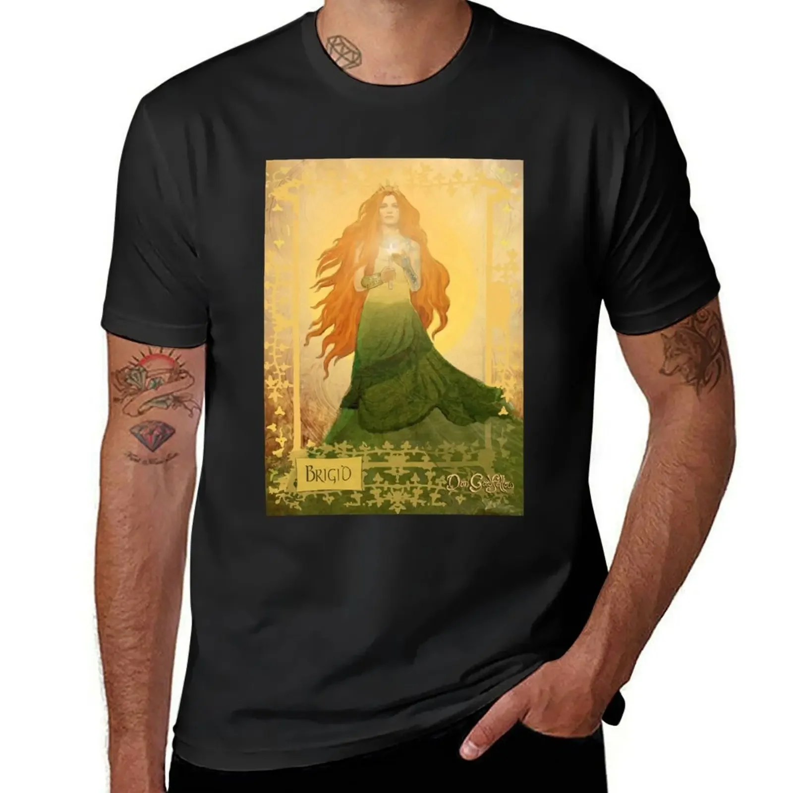 Celtic Goddess; Brigid T-Shirt quick-drying customs korean fashion heavyweight t shirts for men
Celtic Goddess; Brigid T-Shirt quick-drying customs korean fashion heavyweight t shirts for men