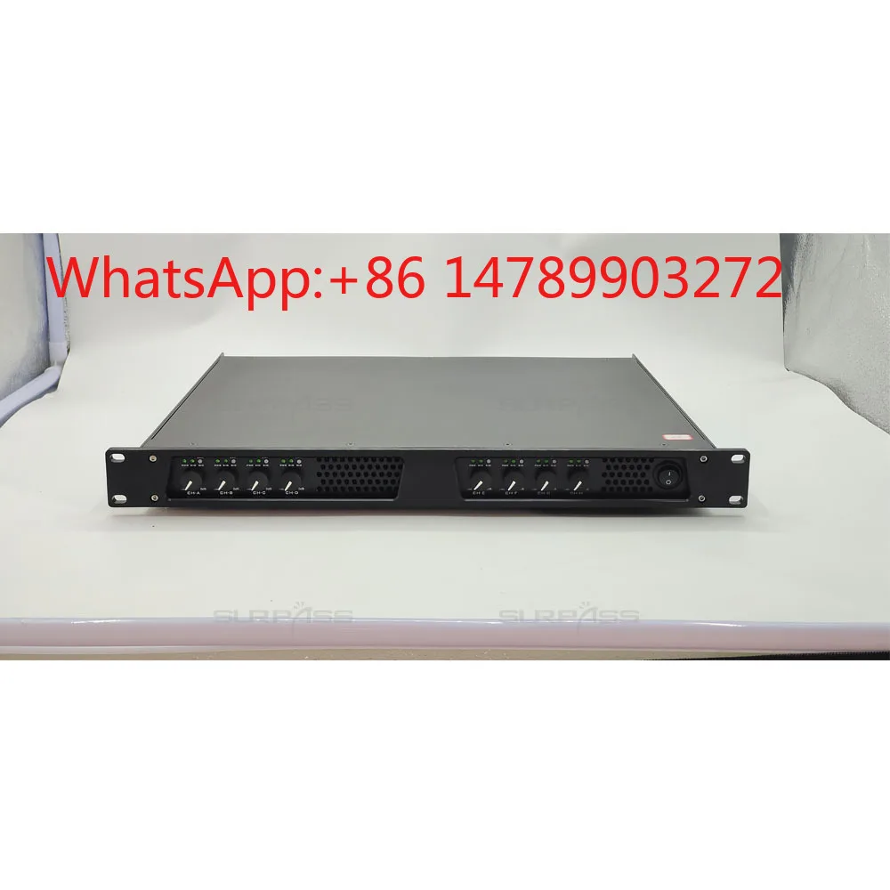 8 Channel 350W 1U Class D Amplifier Professional Stage Stereo Sound Amplifier
8 Channel 350W 1U Class D Amplifier Professional Stage Stereo Sound Amplifier
