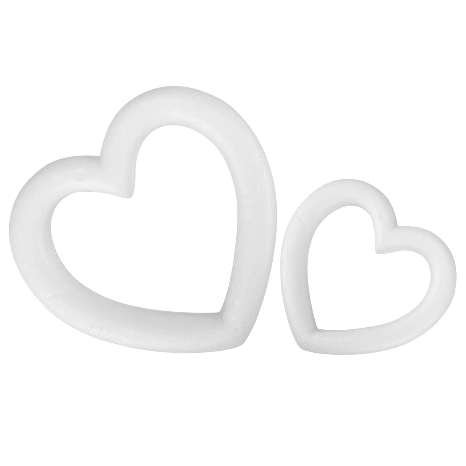 2Pcs Unpainted Foam Heart Wreaths DIY Supplies for Crafts Wedding Decoration Handmade Ornament Kids Creativity Art Projects
2Pcs Unpainted Foam Heart Wreaths DIY Supplies for Crafts Wedding Decoration Handmade Ornament Kids Creativity Art Projects