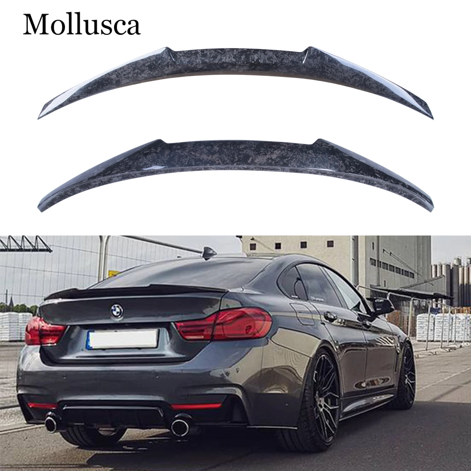 For BMW 4 Series F36 4Door Cran Coupe M4 Style Forged Carbon fiber Rear Spoiler Trunk wing 2014-2019
For BMW 4 Series F36 4Door Cran Coupe M4 Style Forged Carbon fiber Rear Spoiler Trunk wing 2014-2019