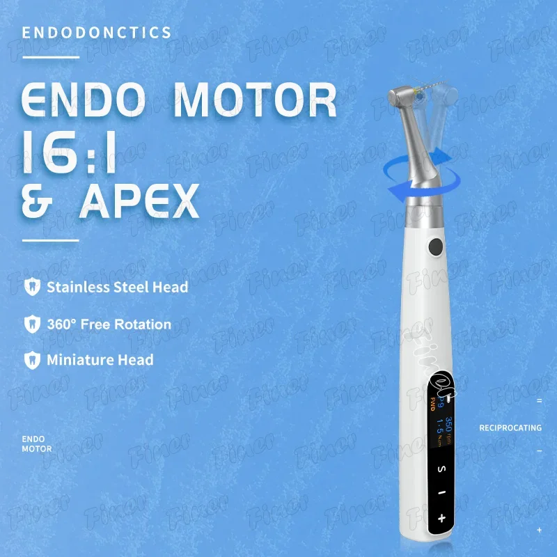 Oral Endomotor With Apex Locating 16:1 Contra Angle 2 In 1 Endodontic Root Canal Cleaning For Dentist Clinic
Oral Endomotor With Apex Locating 16:1 Contra Angle 2 In 1 Endodontic Root Canal Cleaning For Dentist Clinic