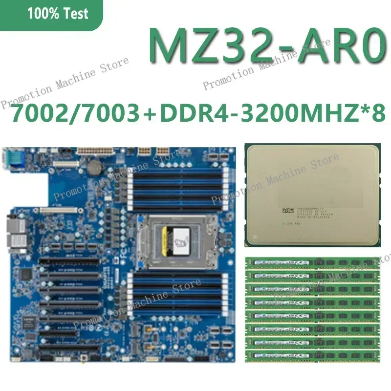 MZ32-AR0 E-ATX Server Motherboard Support EPYC 7402P 7452 7V12 7352 7302 7282 7272 7262 7252 7D12 / 16lots Memory RAM DDR4
MZ32-AR0 E-ATX Server Motherboard Support EPYC 7402P 7452 7V12 7352 7302 7282 7272 7262 7252 7D12 / 16lots Memory RAM DDR4