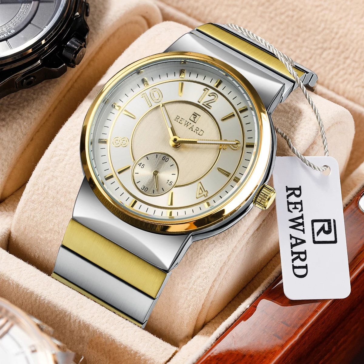 REWARD RD611514M Luxury Brand Men's Quartz Watch 30m Waterproof Stainless Steel Strap Watches for Man Relogio Masculino
REWARD RD611514M Luxury Brand Men's Quartz Watch 30m Waterproof Stainless Steel Strap Watches for Man Relogio Masculino