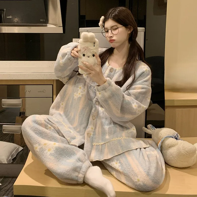 Pajama Sets Nightwear Women Lace Relaxed Holiday Japanese Female Beautiful Stretchy Scoop Neck Short Sleeved Capris Spring Unise
Pajama Sets Nightwear Women Lace Relaxed Holiday Japanese Female Beautiful Stretchy Scoop Neck Short Sleeved Capris Spring Unise