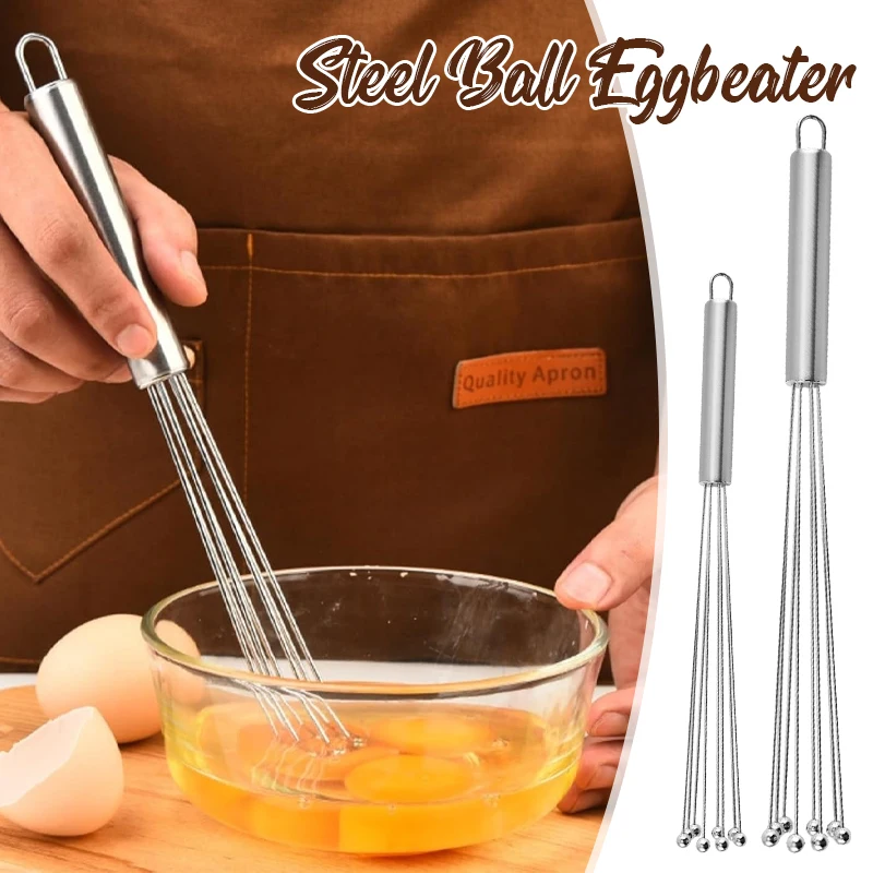 Stainless Steel Ball Whisk - Multi-Purpose Kitchen Tool for Baking, Cooking & Egg Whisking | Durable Wire Whisk Set (1PC)
Stainless Steel Ball Whisk - Multi-Purpose Kitchen Tool for Baking, Cooking & Egg Whisking | Durable Wire Whisk Set (1PC)