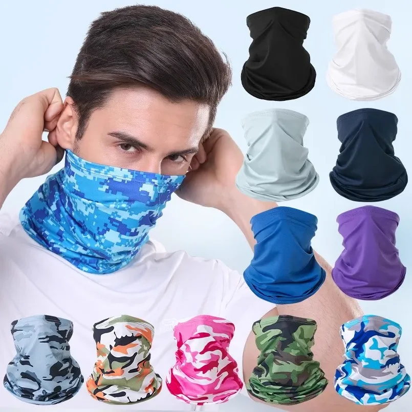 Summer Cooling Neck Tube Scarf Bandana - Lightweight Stretchy Face Cover with Ear Loops UV Protection for Outdoor Sports Cycling
Summer Cooling Neck Tube Scarf Bandana - Lightweight Stretchy Face Cover with Ear Loops UV Protection for Outdoor Sports Cycling