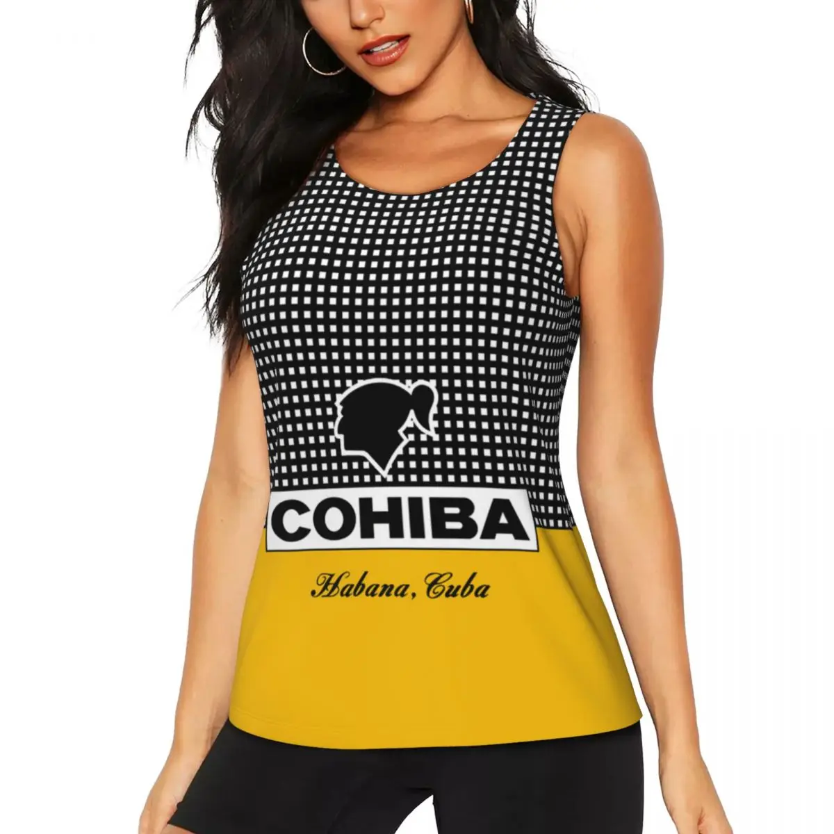 Пользовательский кубинский Cohiba тренировочные майки женские быстросохнущие фотомайки
Пользовательский кубинский Cohiba тренировочные майки женские быстросохнущие фотомайки