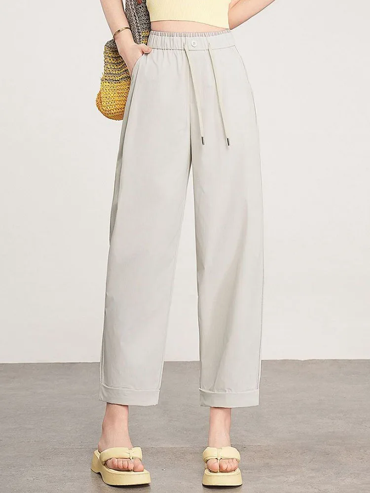 Women Casual Loose Harem Pants Korean Fashion Elastic High Waist Straight Pantalones Spring Fall Lace Up Ankle Length Spodnie
Women Casual Loose Harem Pants Korean Fashion Elastic High Waist Straight Pantalones Spring Fall Lace Up Ankle Length Spodnie