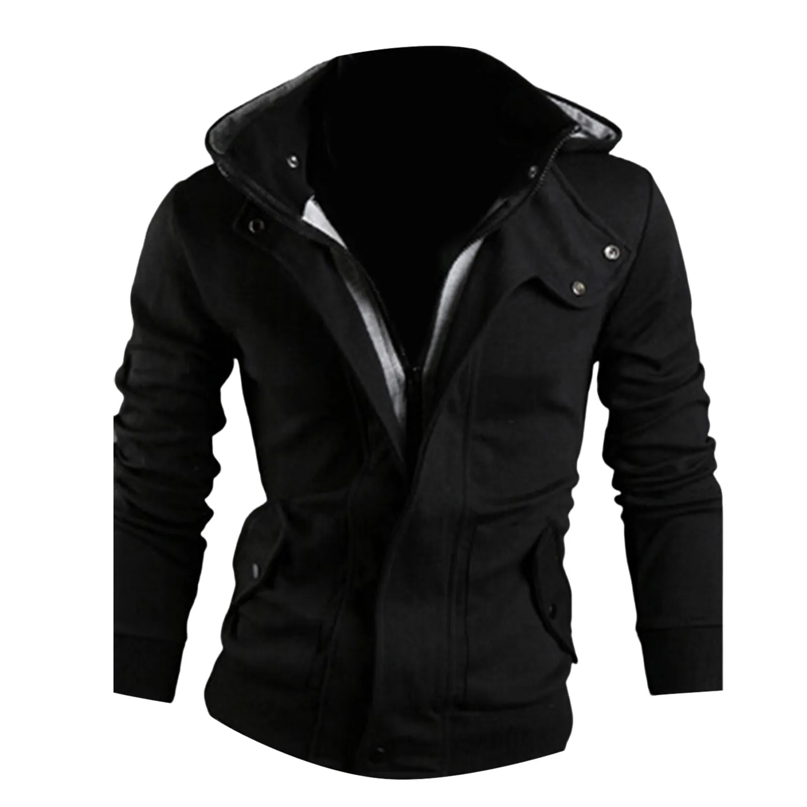 Mens Vintage Jacket Solid Color Hooded Double Breasted Slim Fitness Hoodies Spring Autumn Sports Sweatshirts Harajuku Streetwear
Mens Vintage Jacket Solid Color Hooded Double Breasted Slim Fitness Hoodies Spring Autumn Sports Sweatshirts Harajuku Streetwear