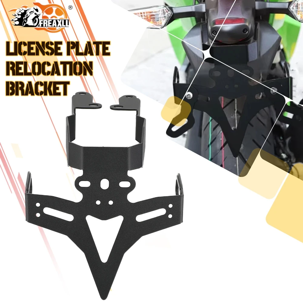 License Plate Holder For Kawasaki Ninja 500/Z500 2024-2026 Ninja 400/Z400 2018-2024 Rear Tail Tidy Fender Eliminator Kit Bracket
License Plate Holder For Kawasaki Ninja 500/Z500 2024-2026 Ninja 400/Z400 2018-2024 Rear Tail Tidy Fender Eliminator Kit Bracket