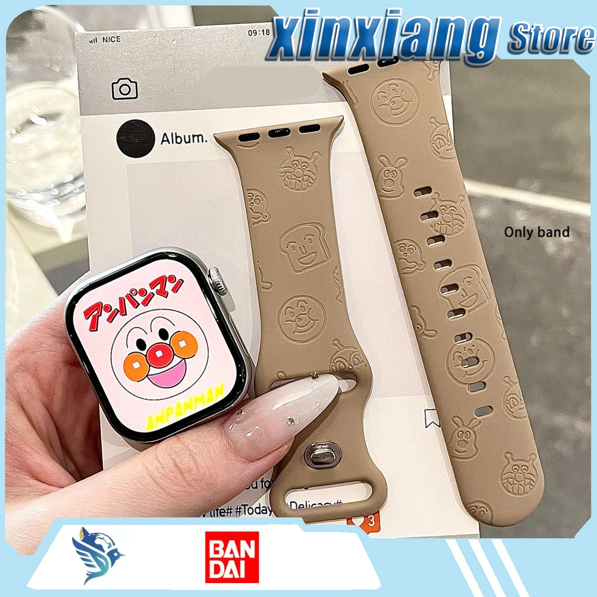 Bandai Breadman Cartoon-Printed Watch - Beautiful Cartoon Design Suitable For Apple IWatch 11/10 Super Silicone Protective Case
Bandai Breadman Cartoon-Printed Watch - Beautiful Cartoon Design Suitable For Apple IWatch 11/10 Super Silicone Protective Case