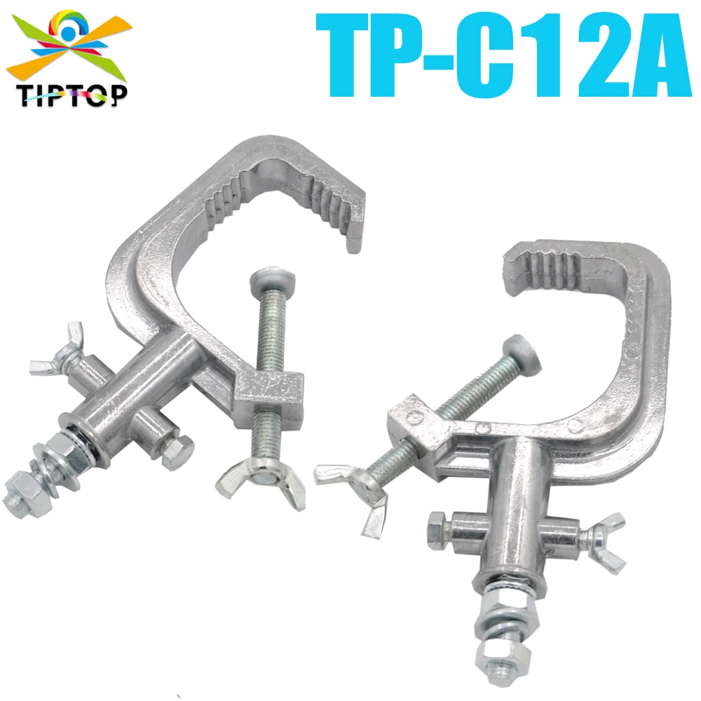 TIPTOP 10PCS Aluminum Half Couple Eyelet Ring Lighting Truss Light Stage Clamp Load 70KG 30-52mm Pipe Stage Truss
TIPTOP 10PCS Aluminum Half Couple Eyelet Ring Lighting Truss Light Stage Clamp Load 70KG 30-52mm Pipe Stage Truss