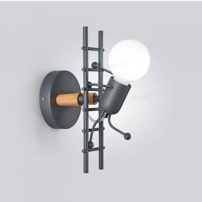 Novelty Climbing boy LED Wall Light for children's room Climbing Stair Wall Lamp Corridor Bedside cartoon kid's lighting sconce
Novelty Climbing boy LED Wall Light for children's room Climbing Stair Wall Lamp Corridor Bedside cartoon kid's lighting sconce