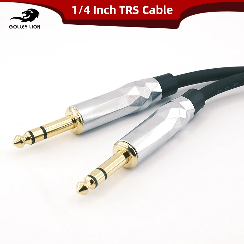 1/4 Inch TRS Instrument Cable Balanced 6.35mm TRS Stereo Audio Cable Male to Male Electric Guitar Bass Mixer Amplifier Speaker
1/4 Inch TRS Instrument Cable Balanced 6.35mm TRS Stereo Audio Cable Male to Male Electric Guitar Bass Mixer Amplifier Speaker