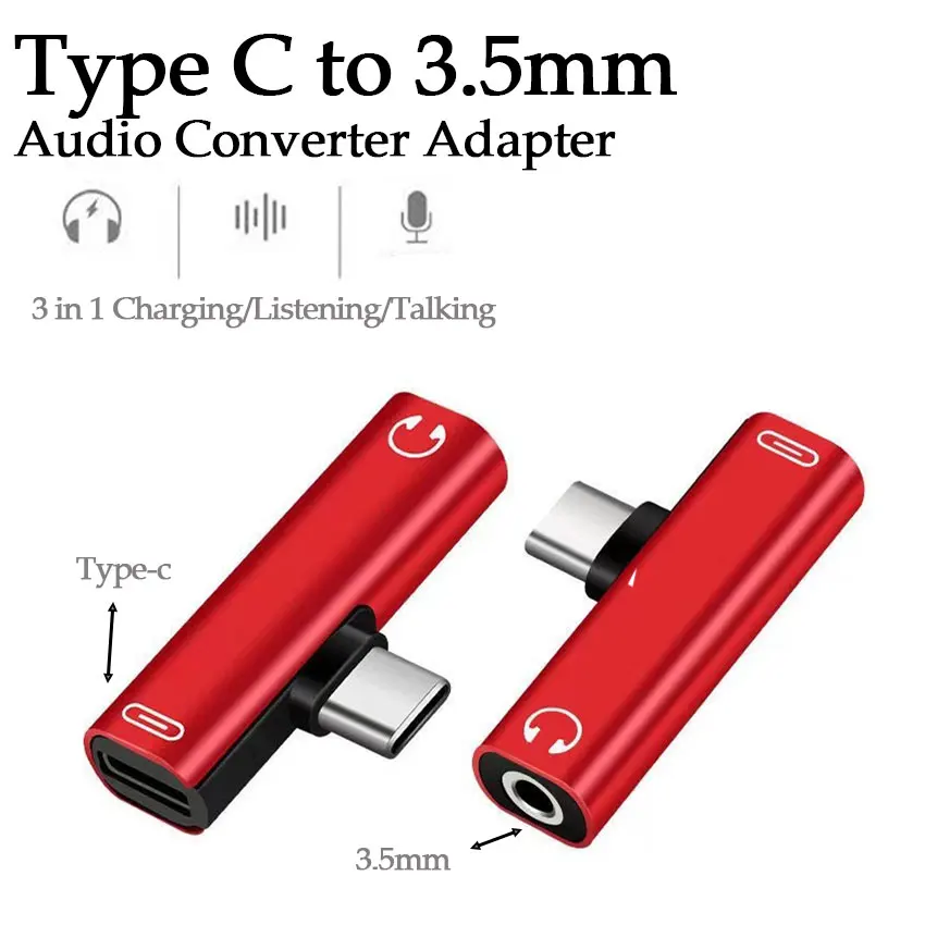 Type C to 3.5mm Audio Converter Adapter USB Type Cable C to Headphone Converter Cable Earphone Aux connector
Type C to 3.5mm Audio Converter Adapter USB Type Cable C to Headphone Converter Cable Earphone Aux connector