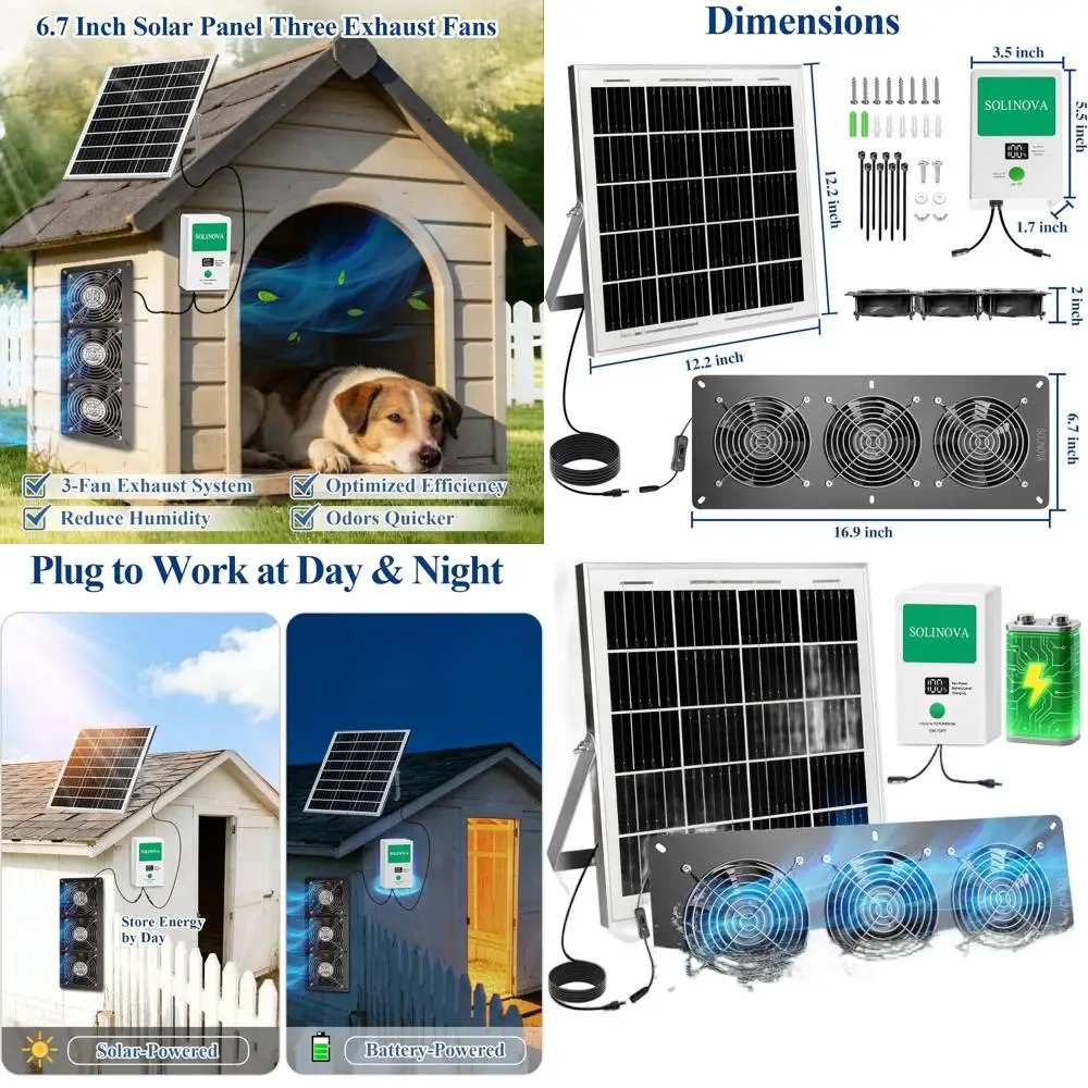 25W Exhaust Fan with 7500mAh Battery for Ventilation in Greenhouses, Chicken Coops, and More
25W Exhaust Fan with 7500mAh Battery for Ventilation in Greenhouses, Chicken Coops, and More