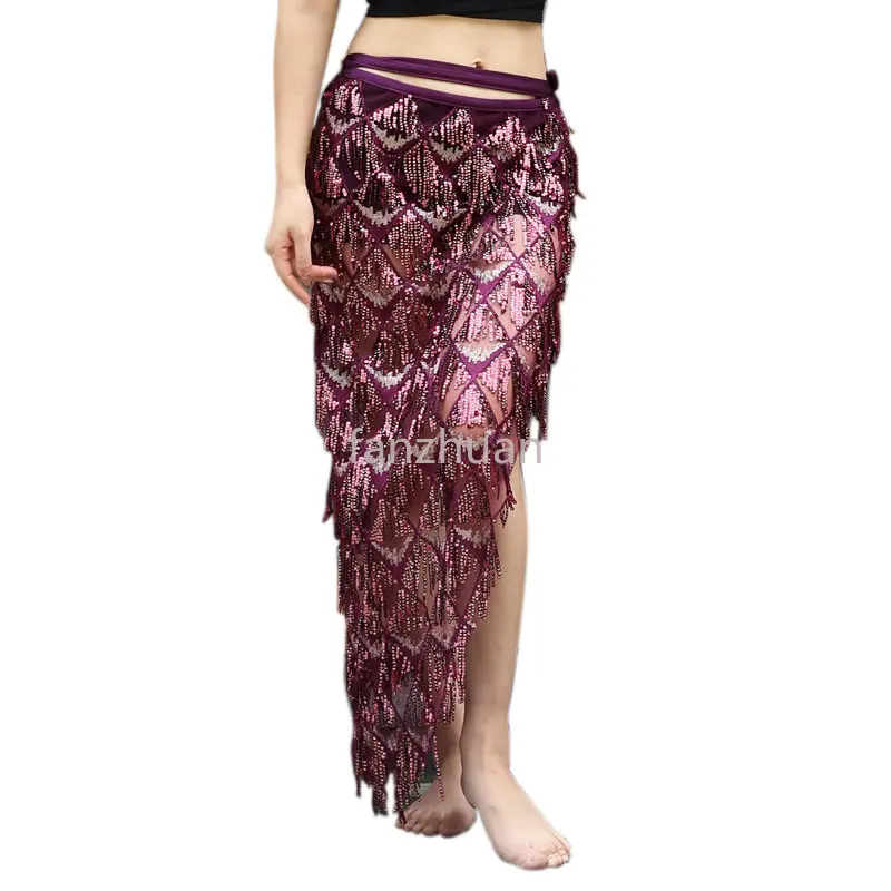 Women Belly Dance Costume Sequins Long Skirt Bellydance Mermaid Tassel Skirts Dress Belt Hip Scarf Wrap Dance Wear Accessories
Women Belly Dance Costume Sequins Long Skirt Bellydance Mermaid Tassel Skirts Dress Belt Hip Scarf Wrap Dance Wear Accessories
