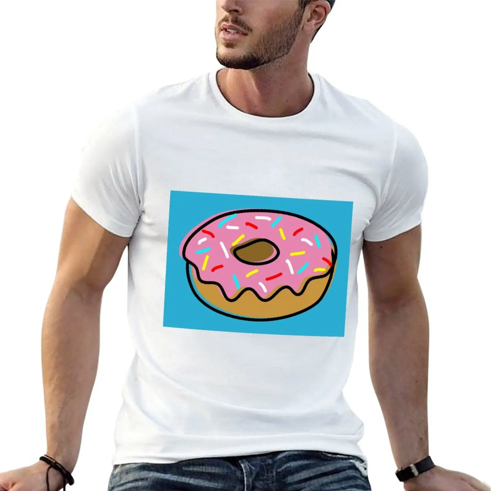 Donut, pink T-Shirt black cotton t-shirt plain for man package man t shirts graphic t shirts for man graphic vintage T-shirt
Donut, pink T-Shirt black cotton t-shirt plain for man package man t shirts graphic t shirts for man graphic vintage T-shirt